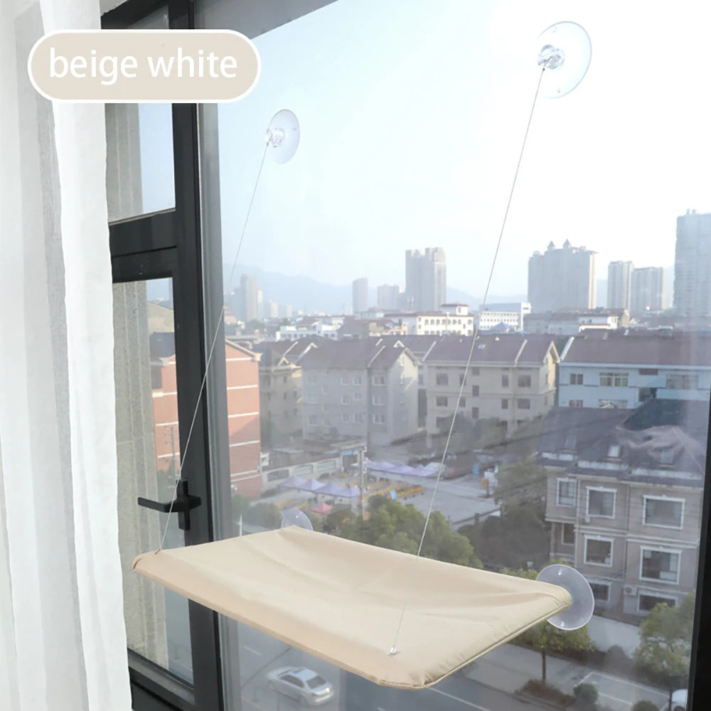 SunBasker Window Hammock – The Ultimate Sunny Seat for Cats Who Love to Lounge
