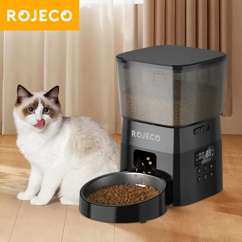 Smart Auto Pet Feeder – Hassle-Free Mealtime, Perfect Portions Every Time